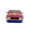 MARVEL COMICS Captain Marvel 1973 Ford Mustang Mach 1 Die Cast Vehicle with Figure, Multi-colour (253225009)