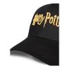WIZARDING WORLD Harry Potter: Wizards Unite Gold Logo Adjustable Cap, Black (BA831124HPT)