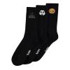 STAR WARS A New Hope Darth Vader, Storm Trooper and Wookie Sport Socks (3-Pack), Unisex, 43/46, Black (SS261045STW-43/46)