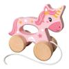 SES CREATIVE Tiny Talents Push and Pull 2-in-1 Wooden Unicorn (13137)