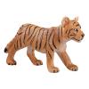 MOJO Wildlife & Woodland Tiger Cub Standing Toy Figure, Brown/Black (387008)