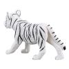 MOJO Wildlife & Woodland White Tiger Cub Standing Toy Figure, Black/White (387014)