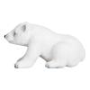 MOJO Wildlife & Woodland Polar Bear Cub Sitting Toy Figure, White (387021)