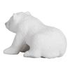 MOJO Wildlife & Woodland Polar Bear Cub Sitting Toy Figure, White (387021)