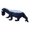 MOJO Wildlife & Woodland Honey Badger Female with Cub Toy Figure, Black/White (387153)