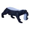 MOJO Wildlife & Woodland Honey Badger Female with Cub Toy Figure, Black/White (387153)