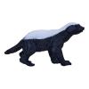 MOJO Wildlife & Woodland Honey Badger Male Toy Figure, Black/White (387181)