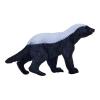 MOJO Wildlife & Woodland Honey Badger Male Toy Figure, Black/White (387181)