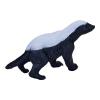 MOJO Wildlife & Woodland Honey Badger Male Toy Figure, Black/White (387181)