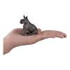 MOJO Wildlife & Woodland Rhino Baby Sitting Toy Figure, Grey (387257)