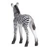 MOJO Wildlife & Woodland Zebra Mare Toy Figure, Black/White (387393)