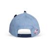 DISNEY Lilo & Stitch Beach Day Stitch Novelty Adjustable Cap, Grey/Blue (BA370874DNY)