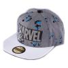 MARVEL COMICS Logo AOP Snapback Baseball Cap, Grey (SB054250MVL)