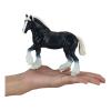 MOJO Farmland Cydesdale Horse Black  Toy Figure, Black/White (381083)