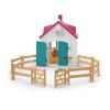 SCHLEICH Horse Club Open Stable Little Horseshoe Toy Playset (42703)