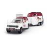 SCHLEICH Horse Club Mobile Vet with Trailer Toy Playset (42704)