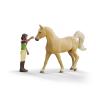 SCHLEICH Horse Club Sarah & Mystery Toy Figure Set (42714)