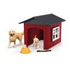 SCHLEICH Farm World Dog Kennel with Golden Retrievers Toy Playset (42722)