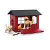 SCHLEICH Farm World Dog Kennel with Golden Retrievers Toy Playset (42722)