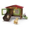 SCHLEICH Farm World Rabbit Hutch Toy Playset (42728)