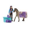 SCHLEICH Horse Club Criollo Definitivo Beauty Set with Kim Toy Playset (42753)