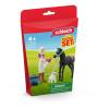 SCHLEICH Horse Club Horse Grooming with Appaloosa Foal Toy Playset (42755)