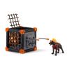 SCHLEICH Eldrador Creatures BattleCave Lava Hyena Toy Playset (42674)