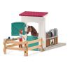 SCHLEICH Horse Club Horsebox with Hannah & Cayenne Toy Playset (42710)