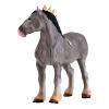 MOJO Horse World Shire Dapple Grey Toy Figure (381068)