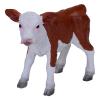 MOJO Farmland Hereford Calf Toy Figure (381075)