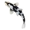 MOJO Wildlife & Woodland Koi Carp Shiro Utsuri Koi (Black White) Toy Figure (381102)