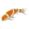 MOJO Wildlife & Woodland Koi Carp Ochiba Shigure Koi (Gold White) Toy Figure (381104)