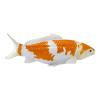 MOJO Wildlife & Woodland Koi Carp Ochiba Shigure Koi (Gold White) Toy Figure (381104)