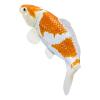 MOJO Wildlife & Woodland Koi Carp Ochiba Shigure Koi (Gold White) Toy Figure (381104)