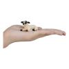 MOJO Farmland Black Faced Lamb Lying Down Toy Figure (387060)