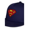 DC COMICS Superman Cross-stitch Embroidered Emblem Snapback Baseball Cap (SB422673SPM)