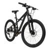 HUFFY Korros 24-Inch 21-Speed Black Hardtail Mountain Bike (24382W)