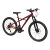 HUFFY Korros 24-Inch 21-Speed Red Hardtail Mountain Bike (24385W)