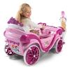 HUFFY Disney Princess Royal Horse and Carriage 6v Battery-Powered Electric Children's Ride-on (17398W)