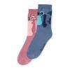 DISNEY Lilo & Stitch Let's Hold Hands Novelty Socks (1-Pack), Unisex, 43/46, Multi-colour (NS748741DNY-43/46)