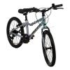 HUFFY Literide 20in Alloy 7-Speed Titanium Sky Blue and Grey Junior Boys Bike (23005W)