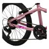 HUFFY Literide 20in Alloy 7-Speed Neon Nebula Pink and Grey Junior Girls Bike (23015W)