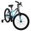 HUFFY Literide 20in Single-Speed Lagoon Blue and Moonstone Grey Children's Bike (23215W)