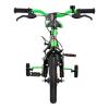 VOLARE Strike Green and Black 12-Inch Boys Children's Bike (51258)
