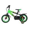VOLARE Strike Green and Black 12-Inch Boys Children's Bike (51258)