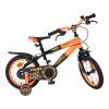 VOLARE Strike Orange and Black 14-Inch Boys Children's Bike (51426)