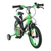 VOLARE Strike Green and Black 14-Inch Boys Children's Bike (51429)