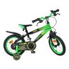 VOLARE Strike Green and Black 14-Inch Boys Children's Bike (51429)