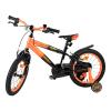 VOLARE Strike Orange and Black 16-Inch Boys Children's Bike (51628)