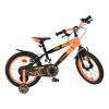 VOLARE Strike Orange and Black 16-Inch Boys Children's Bike (51628)